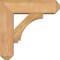 Ekena Millwork Imperial Craftsman Smooth Bracket w/ Offset Brace, Western Red Cedar, 5 1/2"W x 16"D x 16"H BKT0604X16X16IMP04SWR - alternate 3